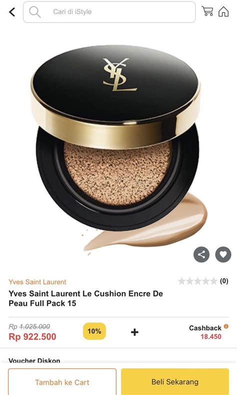 ysl bb cushion harga|ysl cushion.